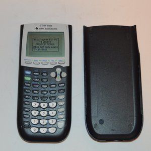 Texas Instruments TI-84 Plus Graphic Calculator With Cover Black